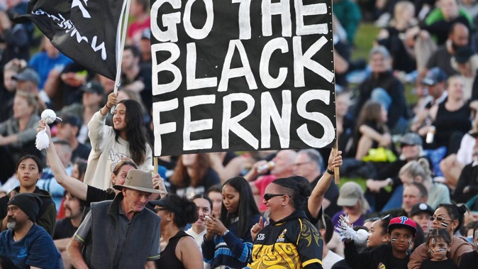 It's a huge night in Auckland for Black Ferns fans. Photo / Photosport