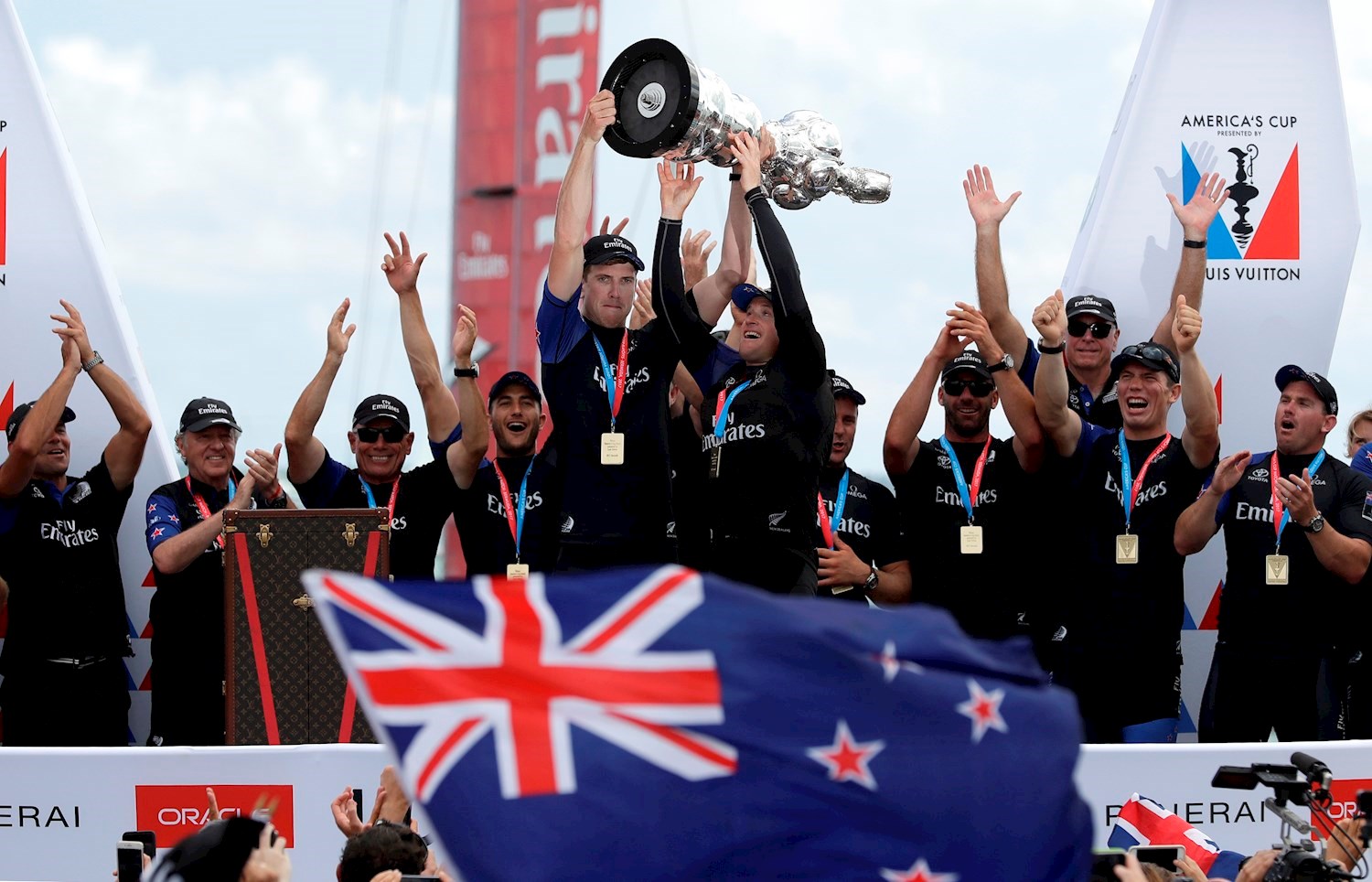 PHOTOS: Team New Zealand WIN The America's Cup