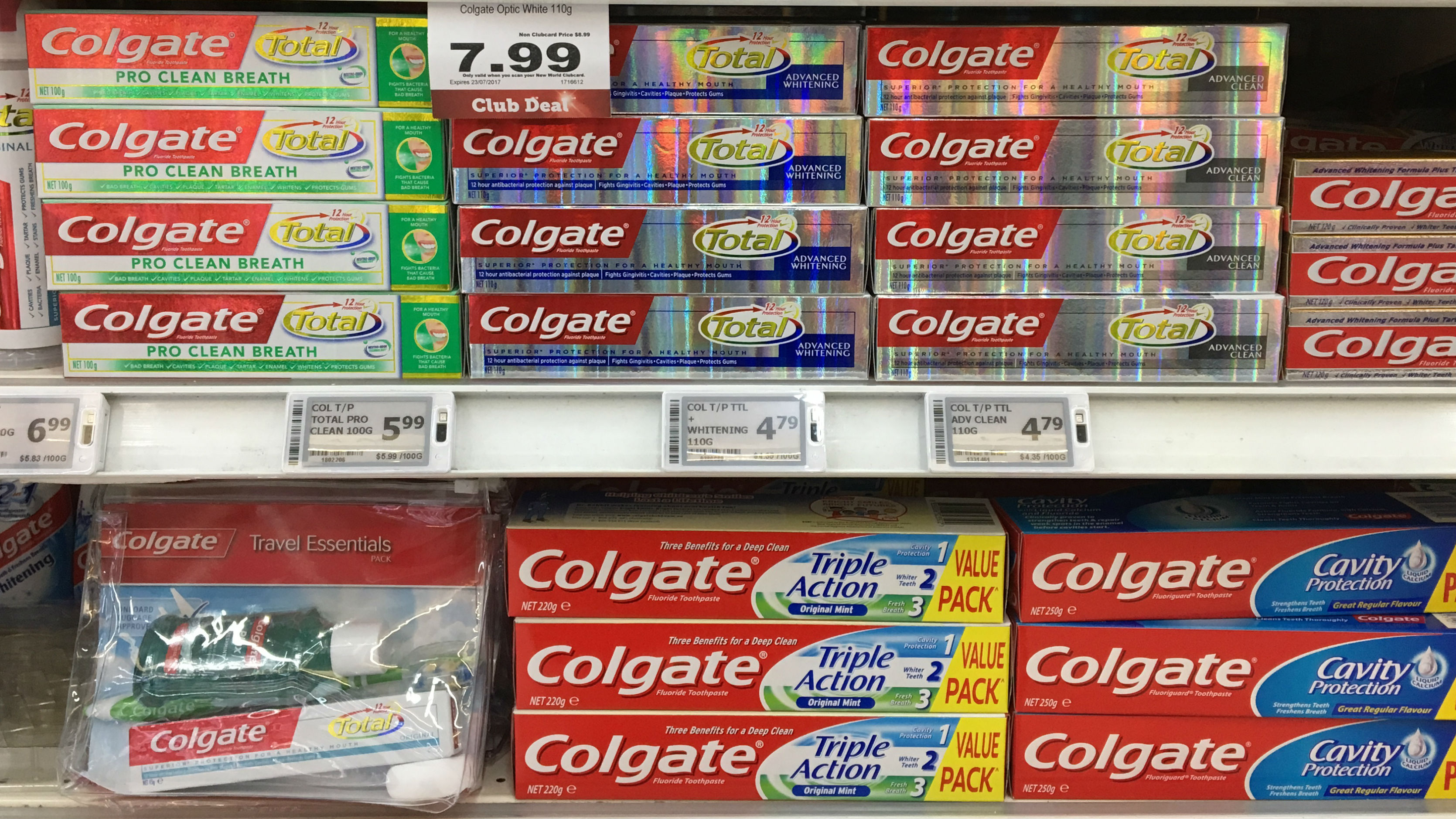 risk of using colgate toothpaste