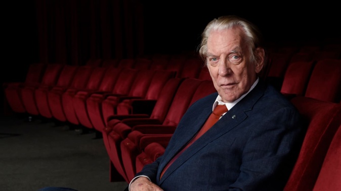 Actor Donald Sutherland, pictured in 2017, has died at 88. Photo / AP