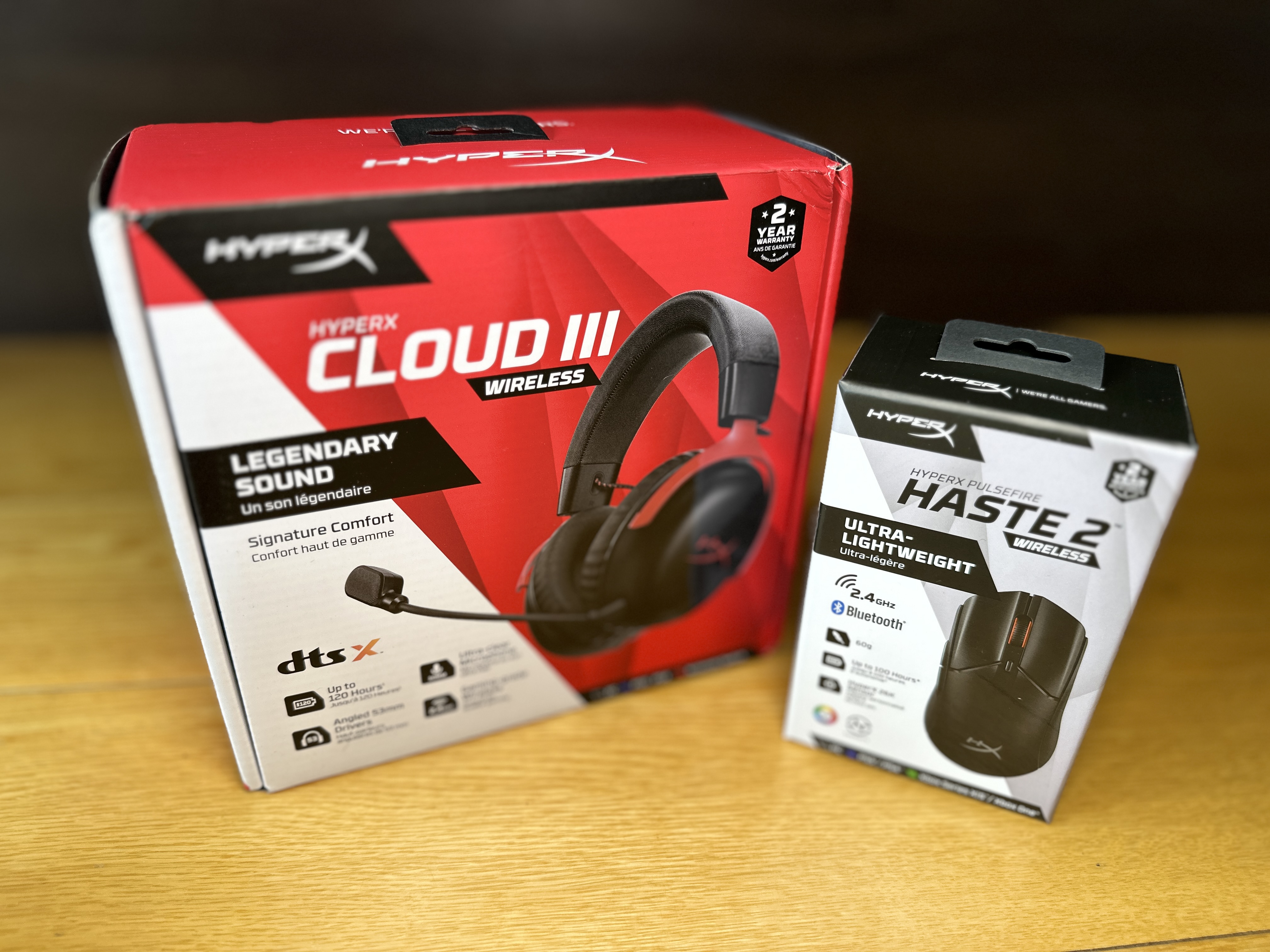 HyperX Cloud III Wireless and HyperX Pulsefire Haste 2 Wireless