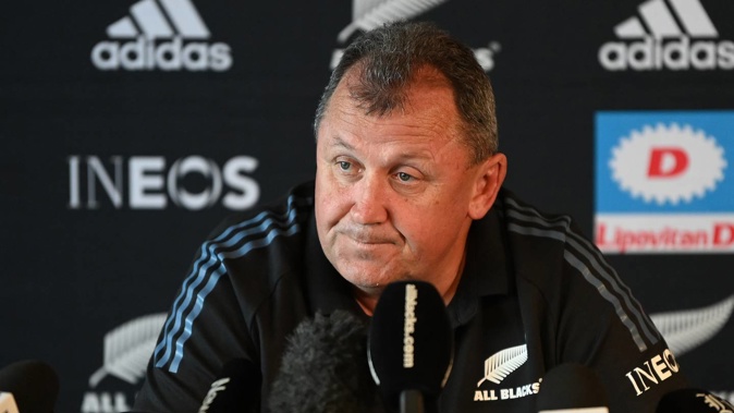 All Blacks coach Ian Foster sent his well wishes to the Black Ferns. Photo / photosport.nz