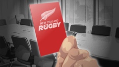 Chaos in the New Zealand Rugby boardroom. Illustration / Paul Slater