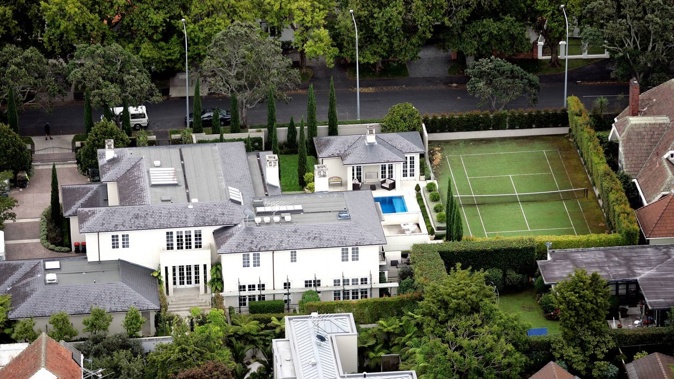 Former prime minister Sir John Key's Parnell house appears to have been a white elephant for a Chinese businessman. Photo / Doug Sherring