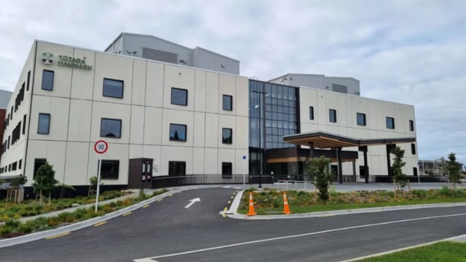 The new Tōtara Haumaru building at North Shore Hospital. Photo / Rowan Quinn / RNZ