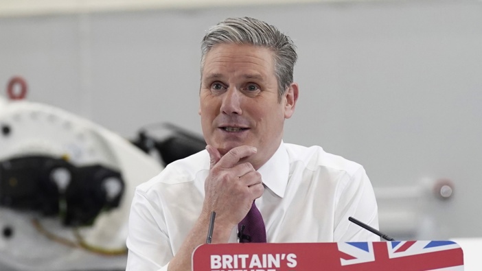 Labour Party leader Keir Starmer gives a speech at the National Composites Centre at Bristol and Bath Science Park in Bristol, England, Thursday Jan. 4, 2024. Photo / AP