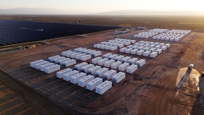 A Tesla Megapack 2 XL battery energy storage system, similar to the one that will be built at Glenbrook. Photo / Supplied