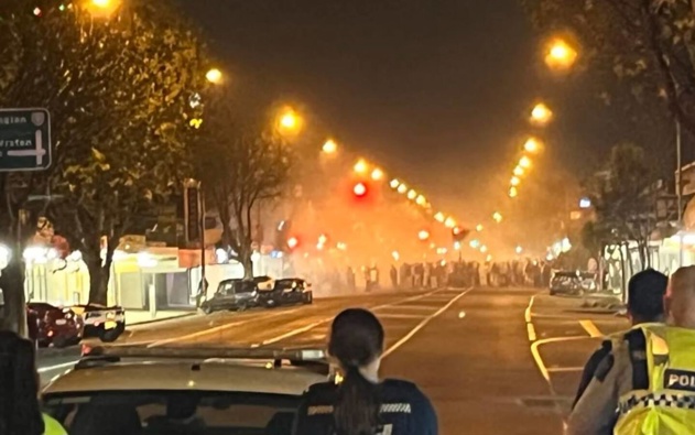 Police are cracking down on anti-social gatherings, such as the one that saw hundreds of cars gather around Levin in June. Photo / NZ Police