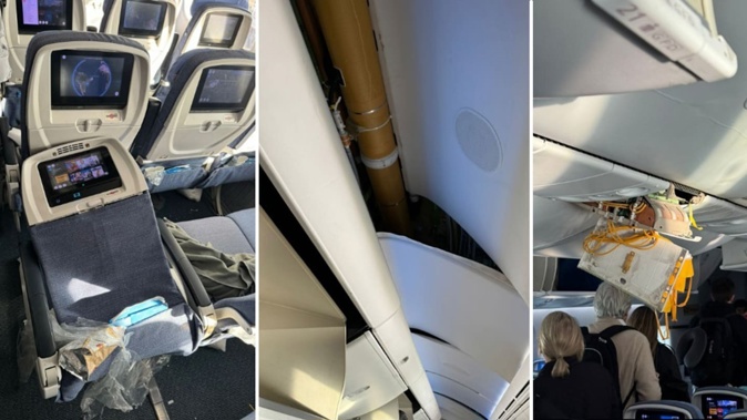 Many passengers were injured on Air Europa flight UX45. Photo / @pichipatoso