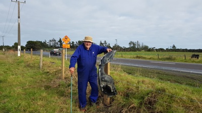 Far North farmer wants urgent work on slippery highway after three vehicles crash into paddock in a week