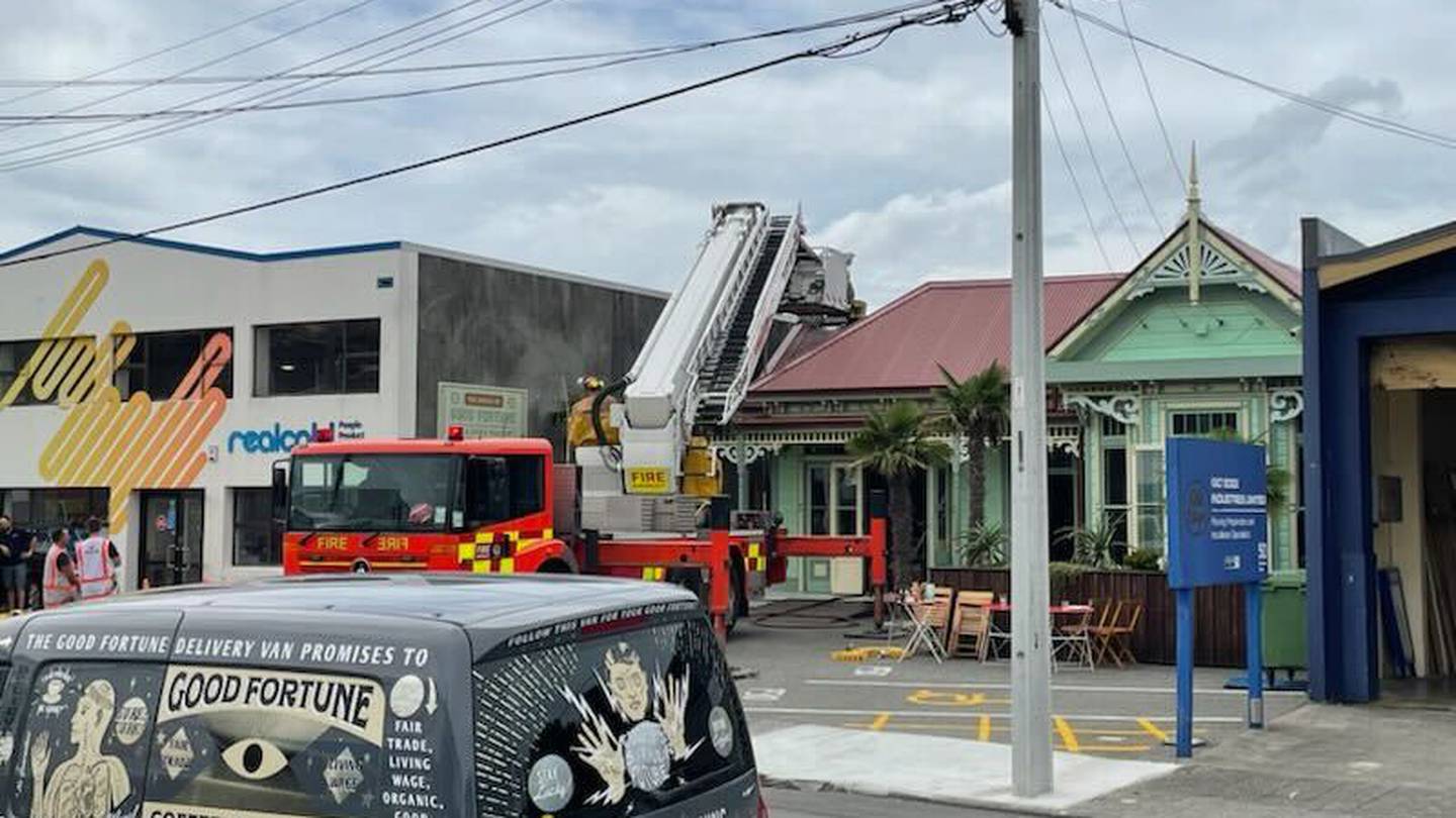 Cafe Owner Tried To Extinguish Flames With Garden Hose After Fire   The Cafe Caught Fire Around 11am This Morning 