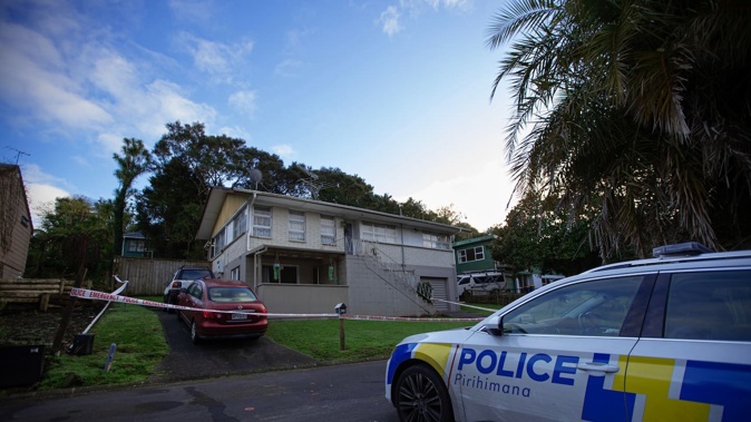 Police are investigating a woman's murder on Wyvern Pl, Glenfield. Photo / Hayden Woodward