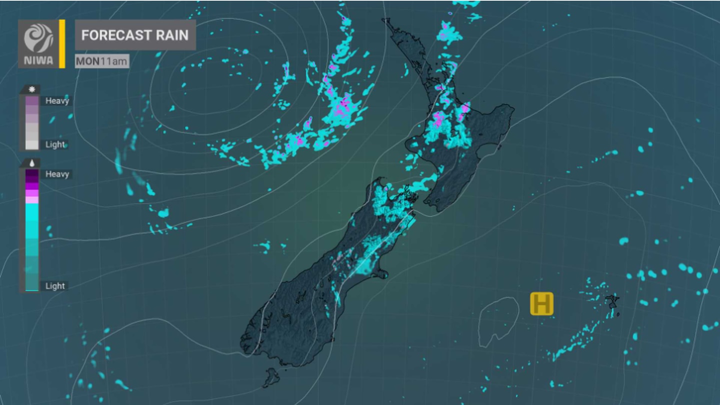 Heavy rain watch issued for 29 hours in Auckland Northland